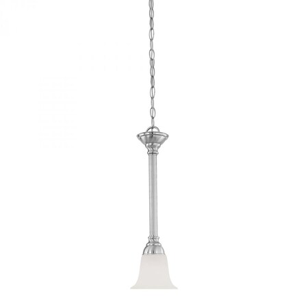 Thomas Riva 1-Light Pendant in Brushed Nickel SL820678